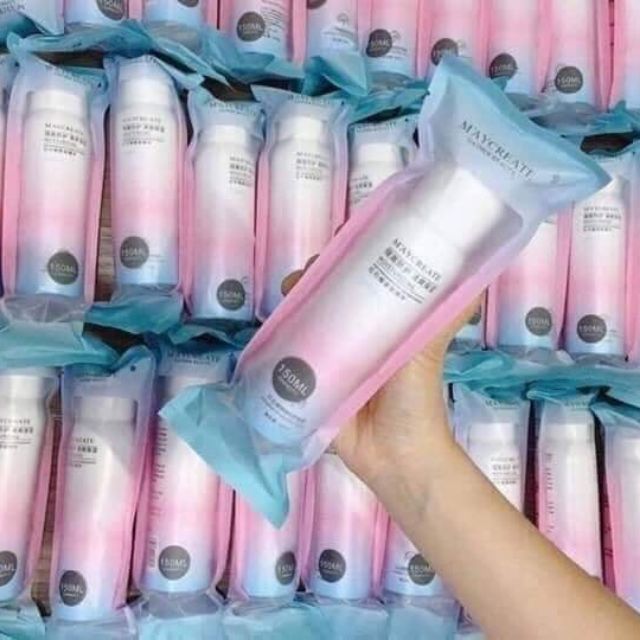 [Lấy mã giảm thêm 30%]Xịt Chống Nắng Maycreate Makup Body