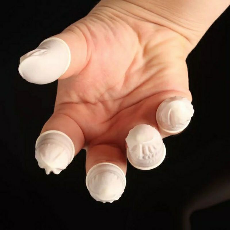Bọc ngón tay cao su (100c/túi) MOON NAIL