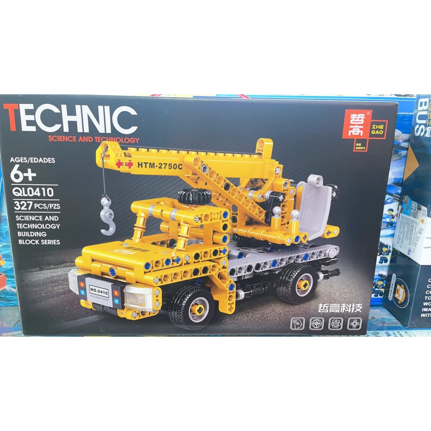 Lego, ɡhép Hình Xe Cẩu TECHNIC QL0410 327 Miếng ɡhép