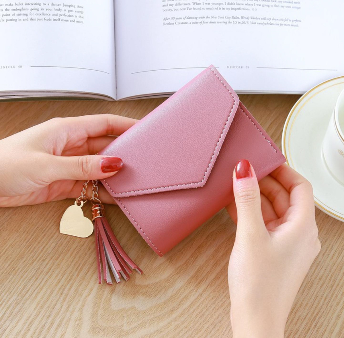 [HCM]Ví Nữ Mini Cầm Tay Young Khóa Bấm Tua 133 Nhỏ Gọn Bỏ Túi Cực Xinh