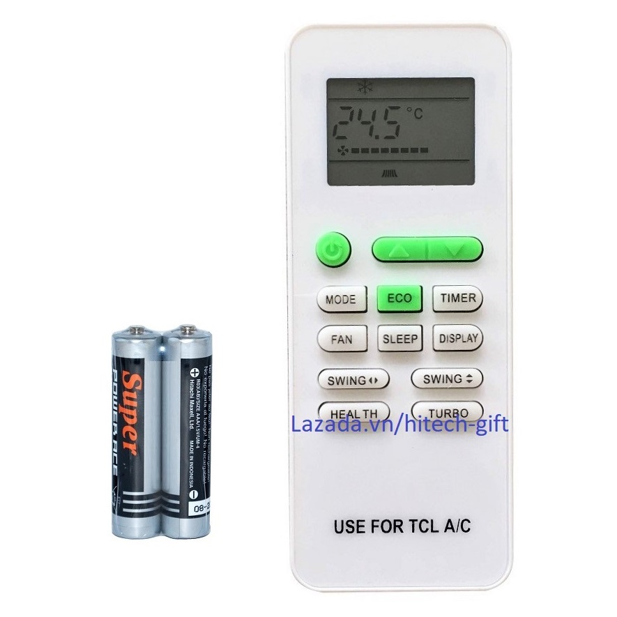 Điều Khiển Điều Hòa TCL Điều Khiển Máy Lạnh TAC-12CSA/XA41 Kèm Pin