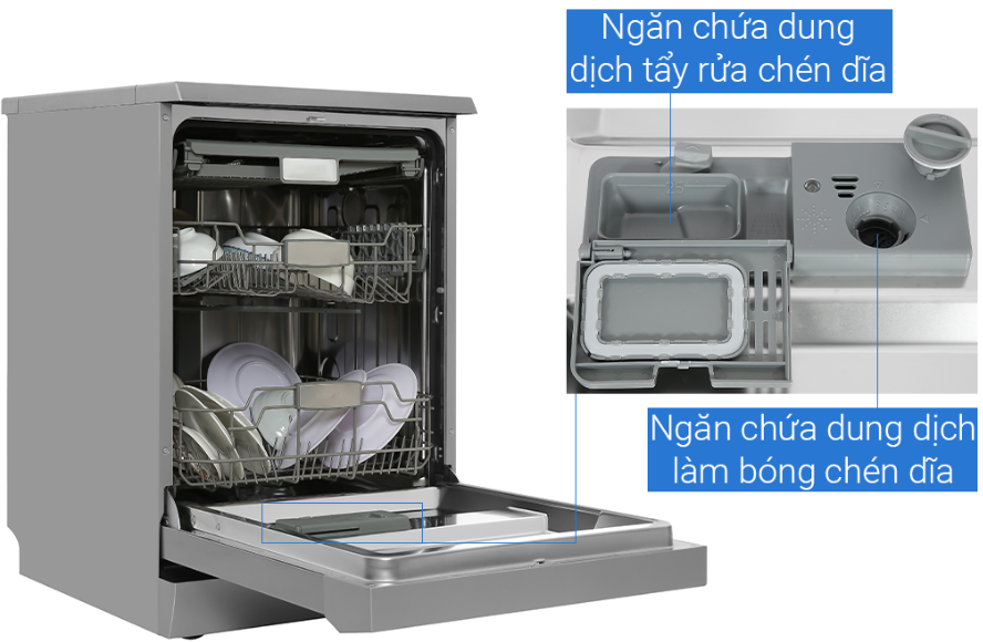 Máy rửa chén độc lập Hafele HDW-F60E/ 538.21.200 (15 bộ)