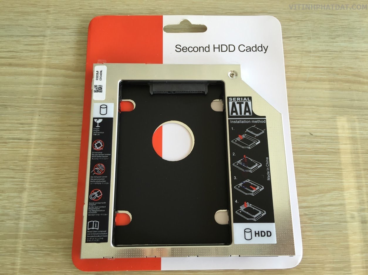 Khay đựng Ổ Cứng Caddy bay loại mỏng 9.5mm
