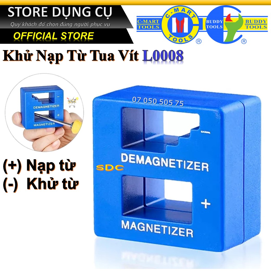 Khử nạp từ tua vít C-Mart L0008 | Dụng cụ khử từ chất lượng cao tuốc nơ vít, Dụng cụ lấy từ tính tuốc nơ vít Cmart