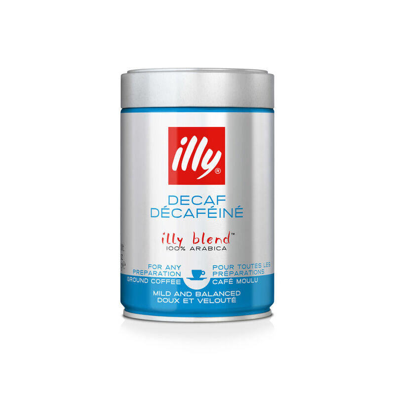 CÀ PHÊ BỘT ILLY COFFEE DECAFFEINATED MEDIUM ROASTED- 250GR GROUND