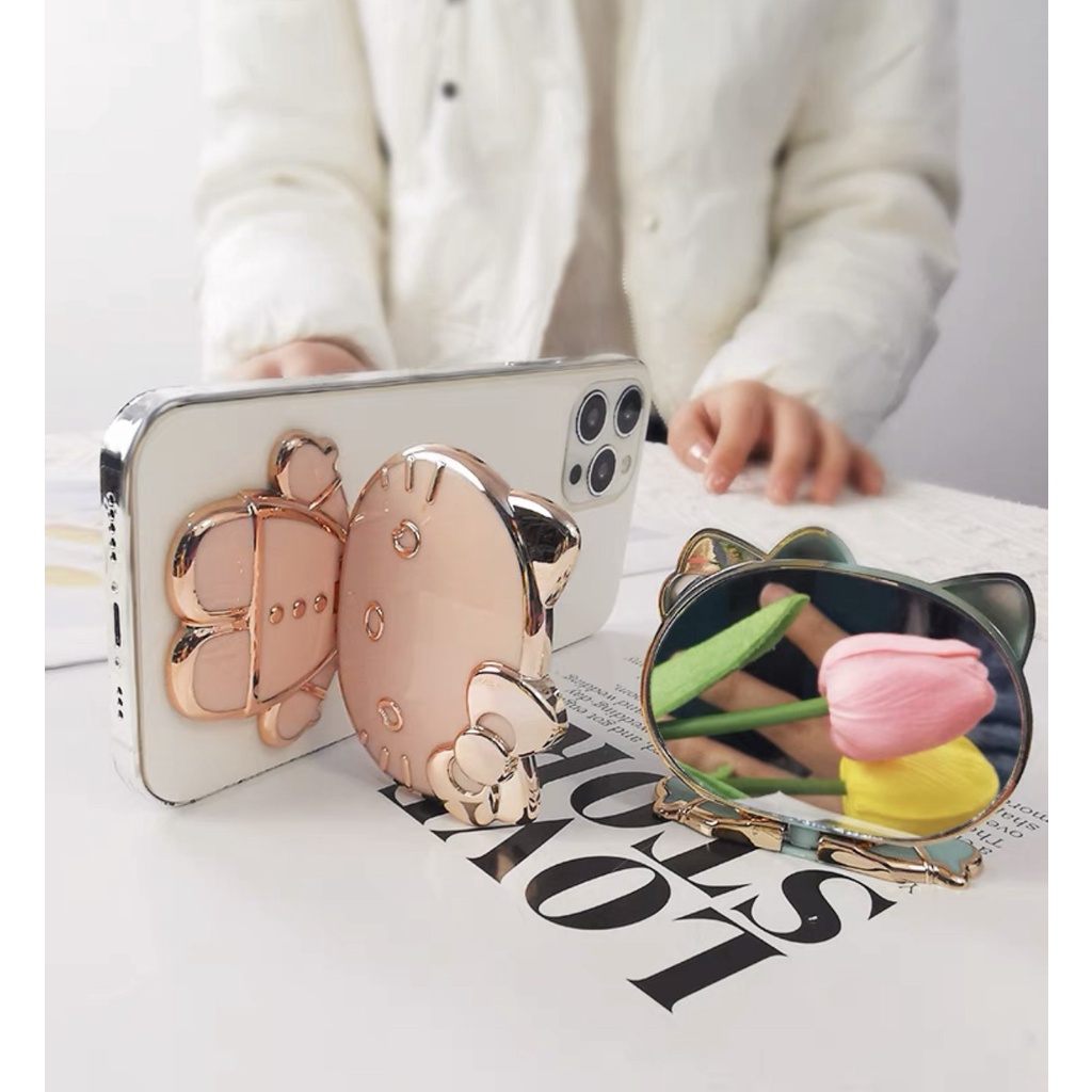 Giá đỡ kèm gương Hello Kitty