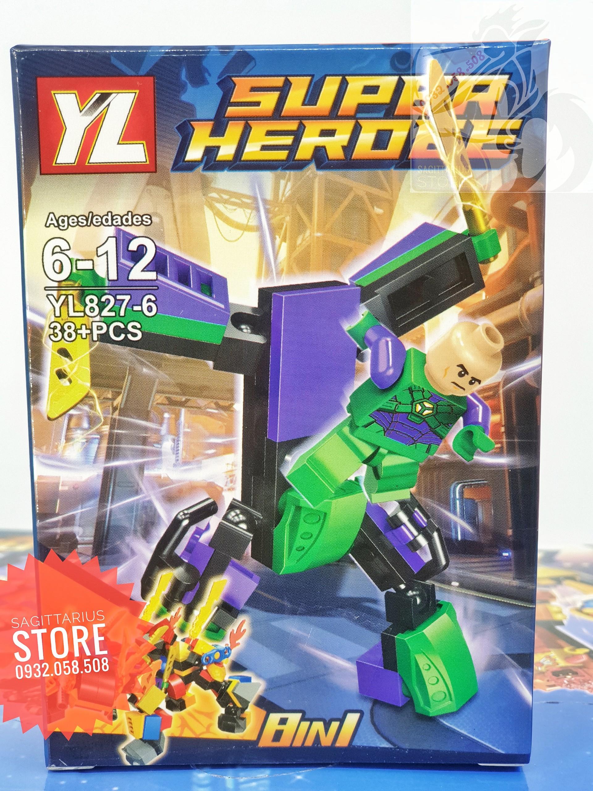 [HCM]Bộ Combo 8 Minifigures lắp ráp các siêu anh hùng Marvel