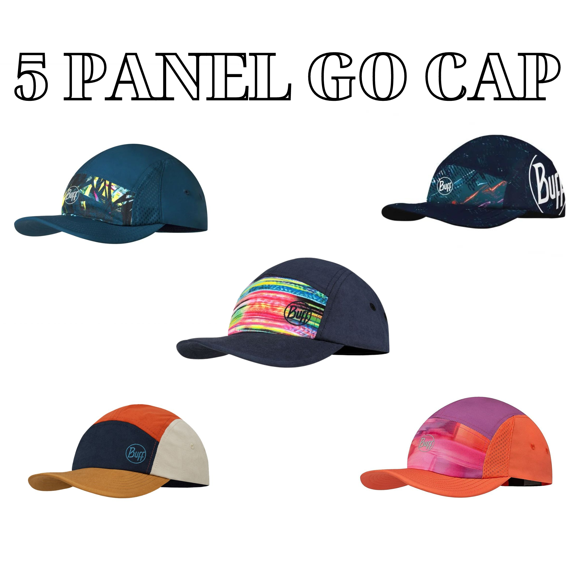 MŨ CHẠY BỘ GẤP GỌN BUFF 5 PANEL CAP