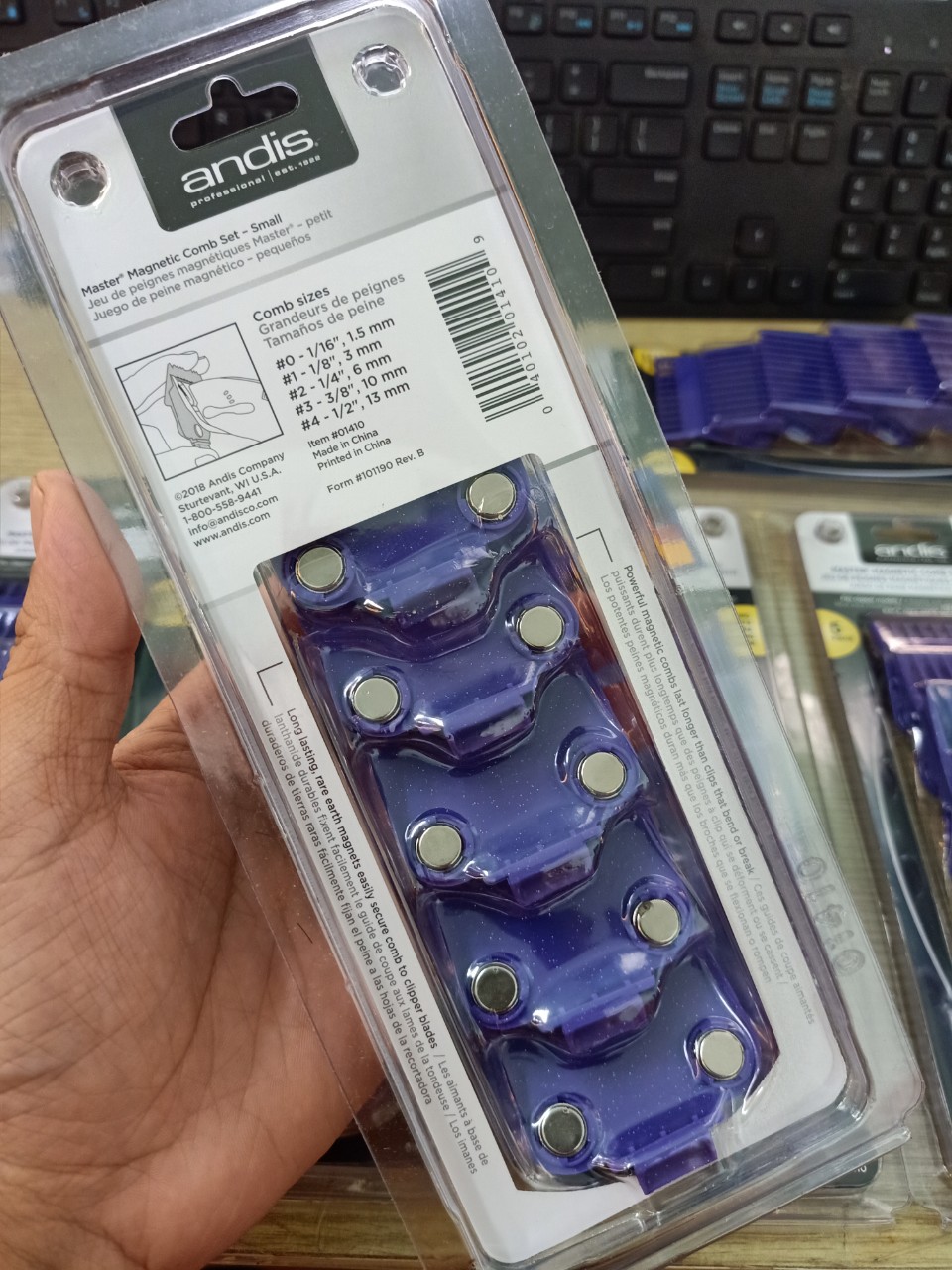 Bộ cử tím andis 5 cái