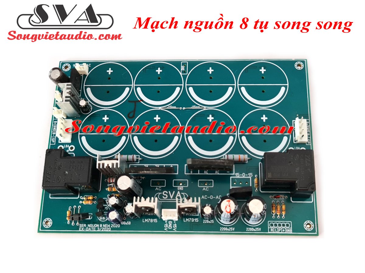 MẠCH NGUỒN 8 TỤ SONG SONG (2 KÊNH) - 1 MẠCH
