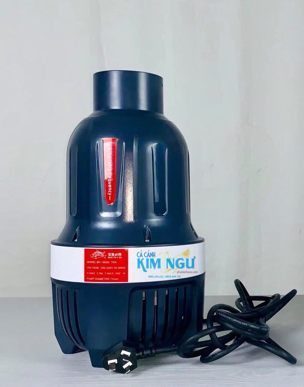 Máy Bơm Đứng Tạt Hồ Cá Koi BAOYU BY 16000 (70W)