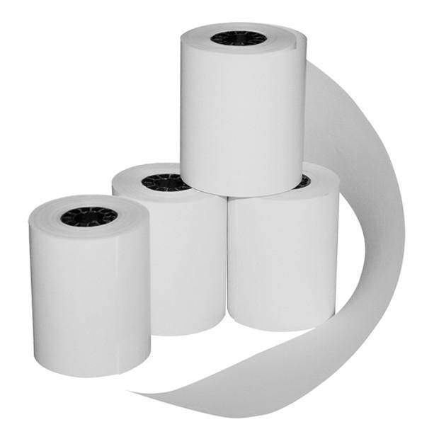 Combo 20 cuộn giấy in hóa đơn, in bill K80, phi 45