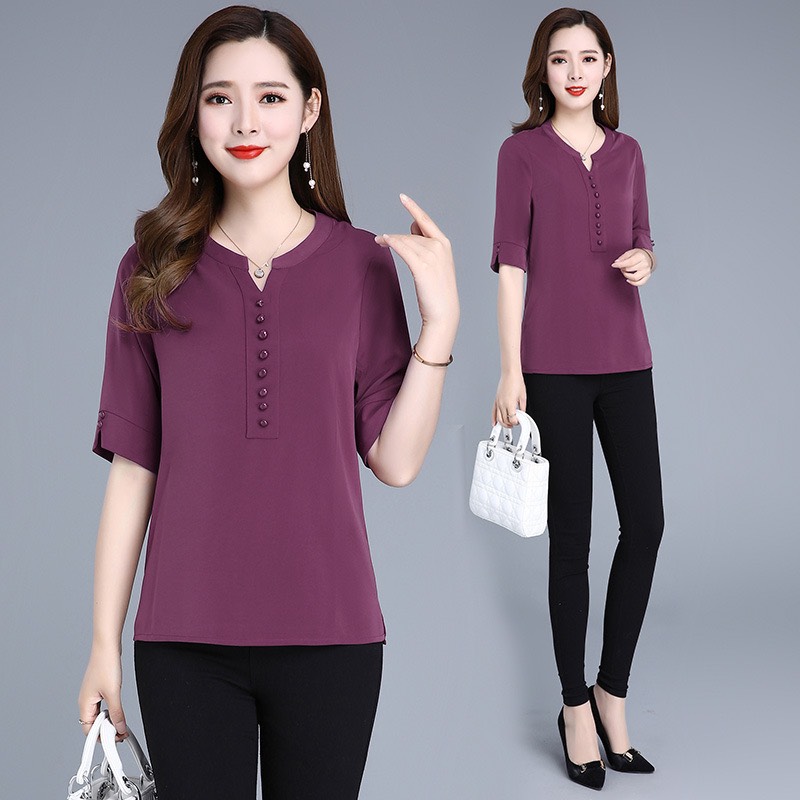 áo kiểu cao cấp cho quý cô (thời trang trung niên Anitagreen) GD29-0421