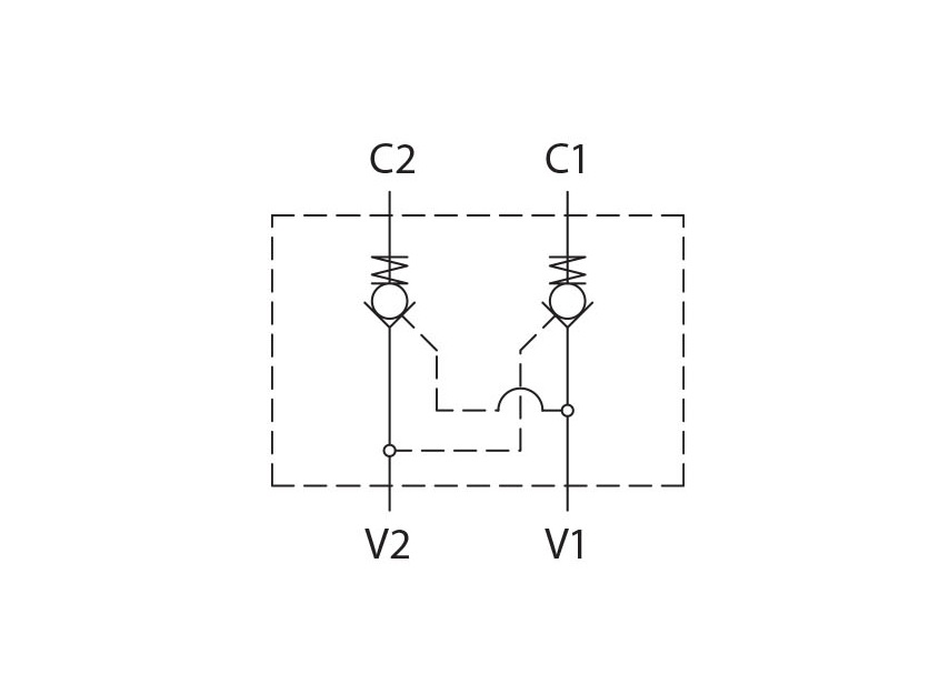 Van chống lún thủy lực 1/2"