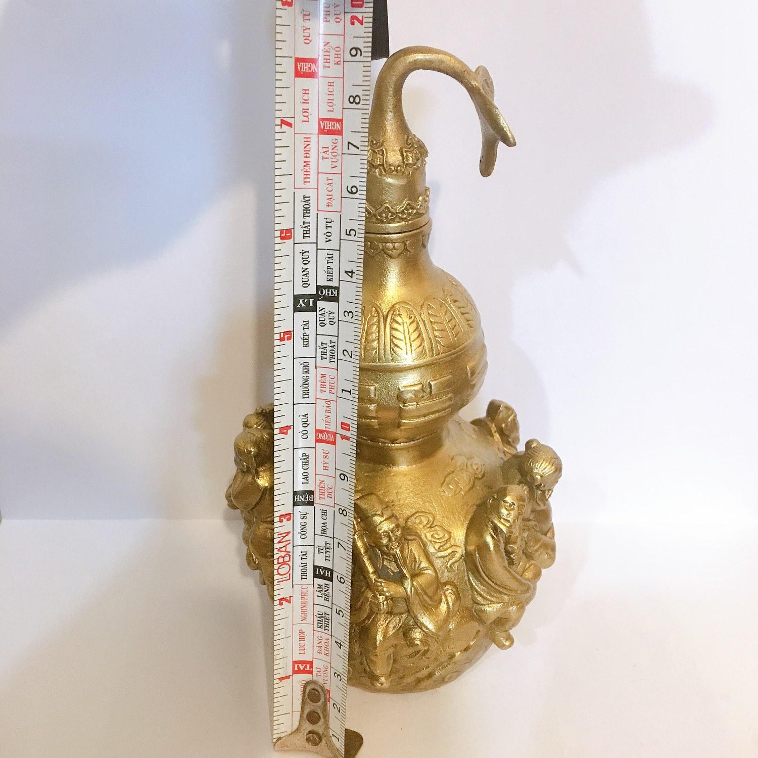 Hồ Lô Bát Tiên chất liệu đồng