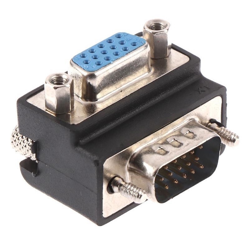 Đầu nối VGA bẻ góc 90 độ - Khớp nối VGA vuông góc