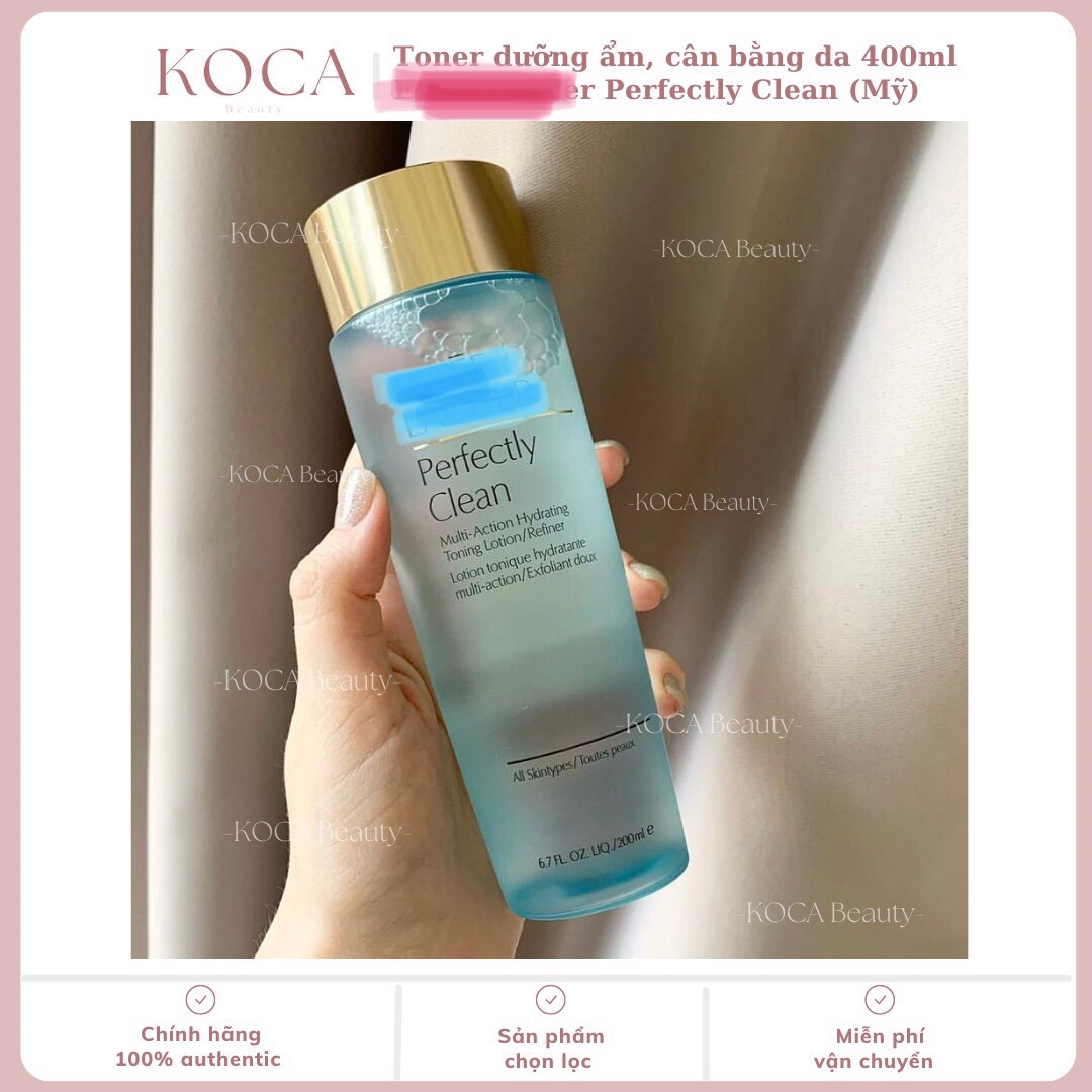 [EL] Toner cấp ẩm Perfectly Clean 400ml