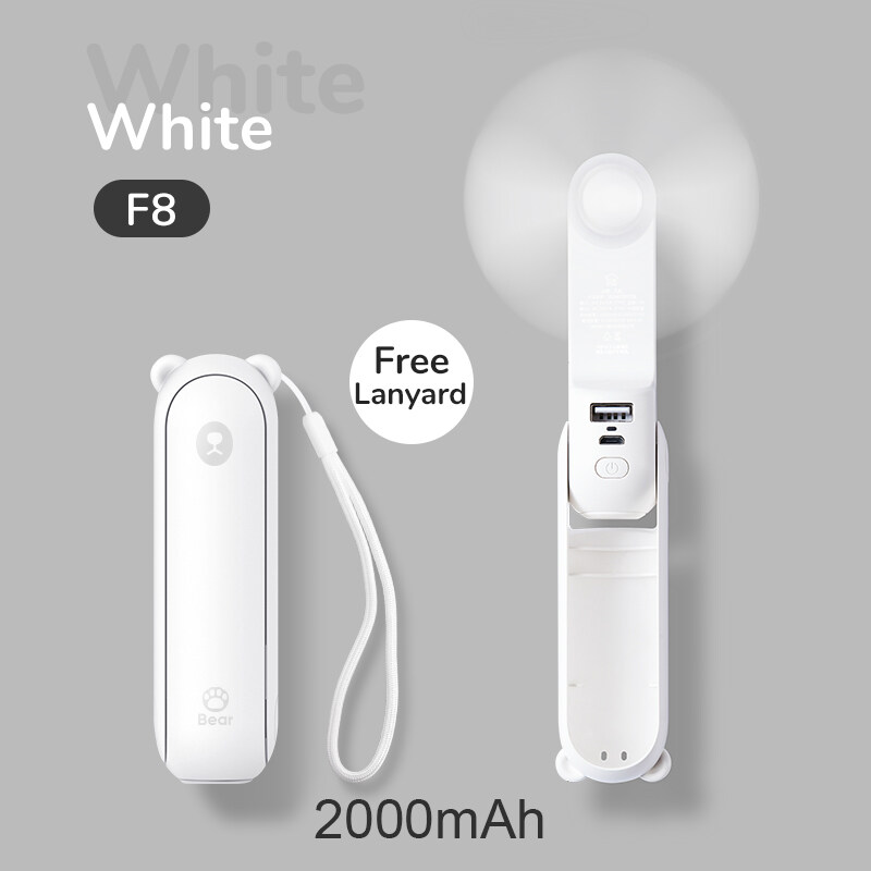 Quạt mini cầm tay đầu usb đa năng 4800mah/2000mah quạt cầm tay mini đa năng 3 trong 1 - quạt tích điện cầm tay kiêm đèn pin và sạc dự phòng