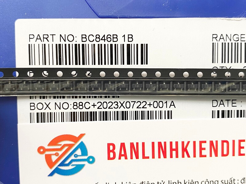 Bc846b 1b transistor npn 0.1a 65v sot-23