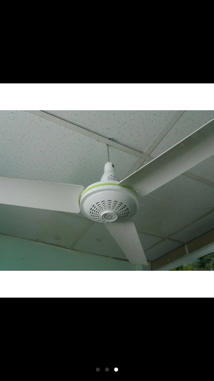 Quạt trần mini size lớn ba cánh dài 45cm