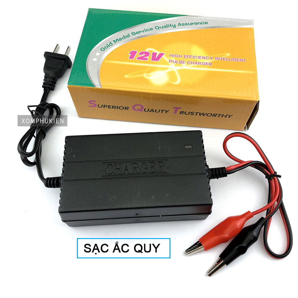 [HCM]Sạc Ắc Quy 12V 1.5A Cho Xe Máy [ 1 Chiếc ]