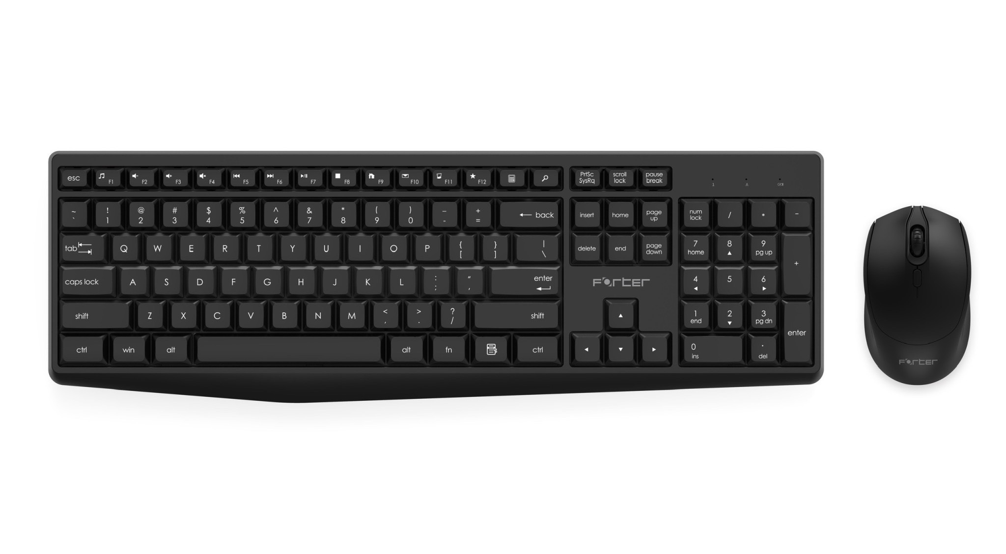 Bộ phím chuột không dây Forter KM8200