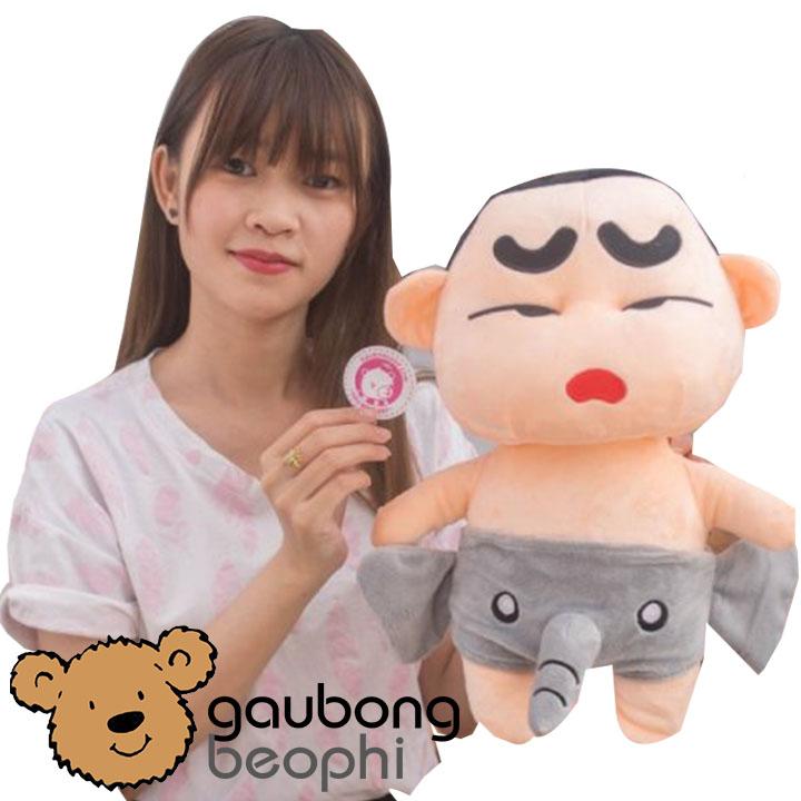 GẤU BÔNG SHIN MẶC QUẦN VOI SIZE 1M