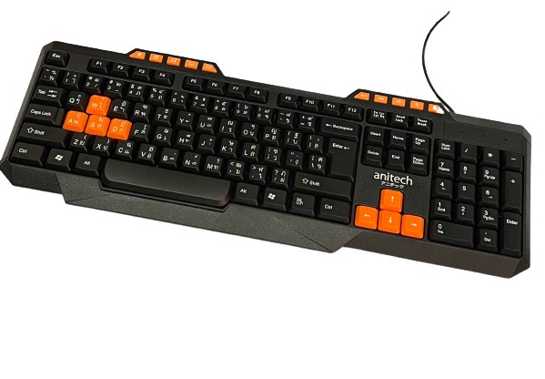 Keyboard multimedia gaming anitech P839 bàn phím văn phòng cực bền