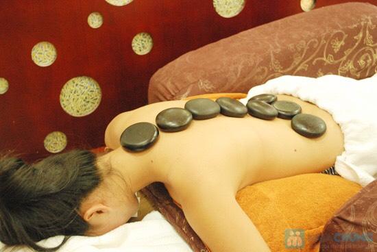 [HCM]Đá massage tròn 8*8 cm (đá bazan mài thủ công)