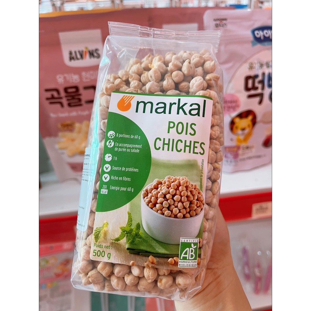 Đậu gà hữu cơ Organic Chickpeas - 500gr, Date 26/5/2025