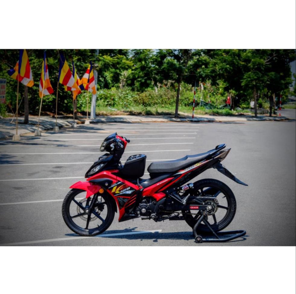 Tem Rời Dán Xe Exciter 135 Mẫu LC Đỏ Đen Vàng
