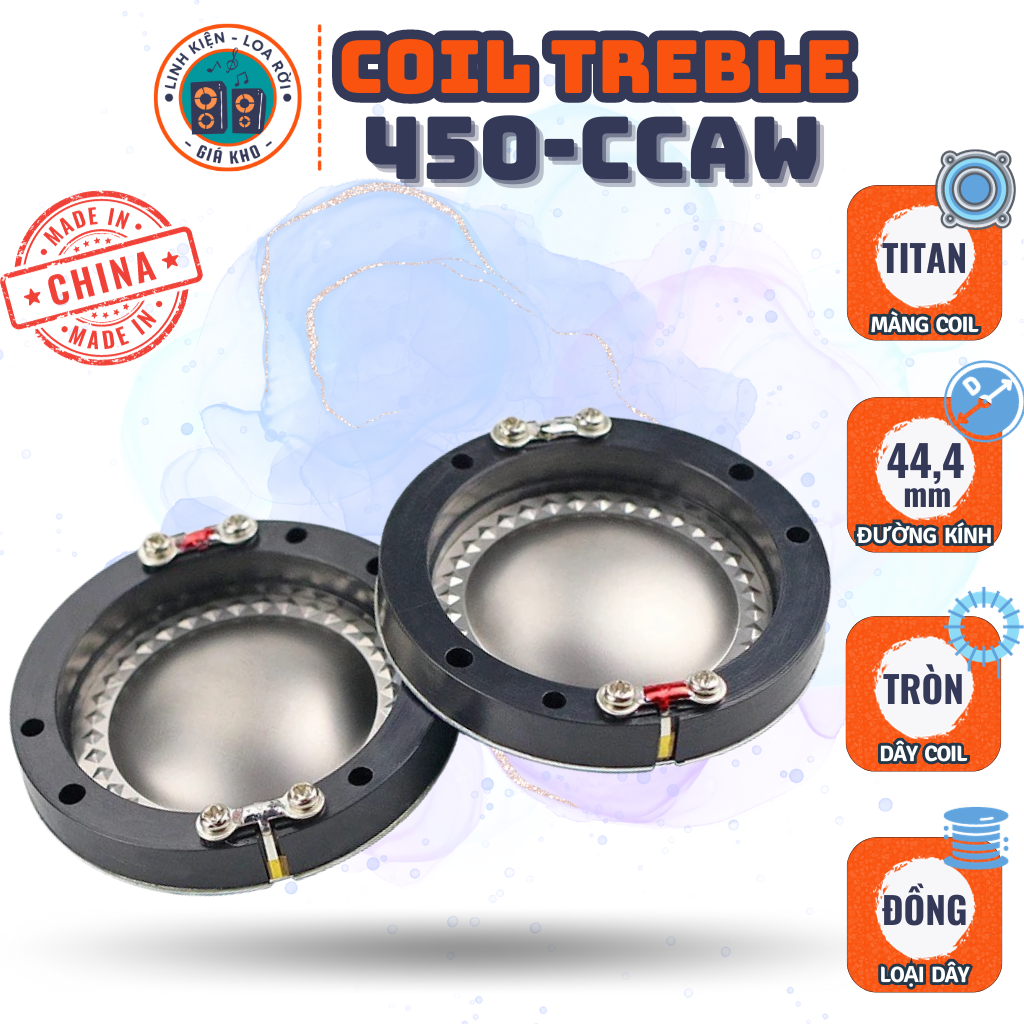 Coil Loa Treble 450 CCAW - Titanium - Made in China
