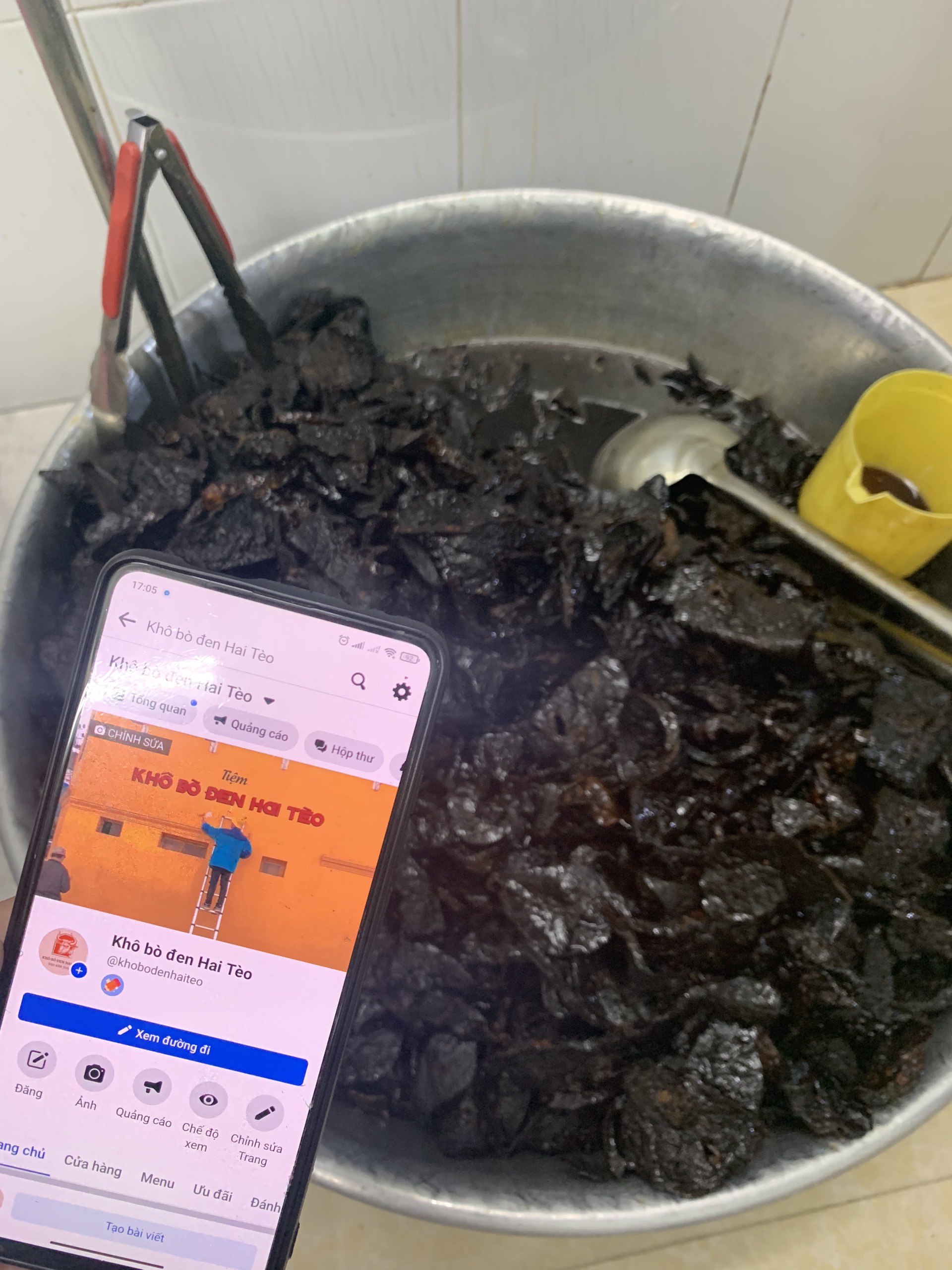 Khô bò đen 500g