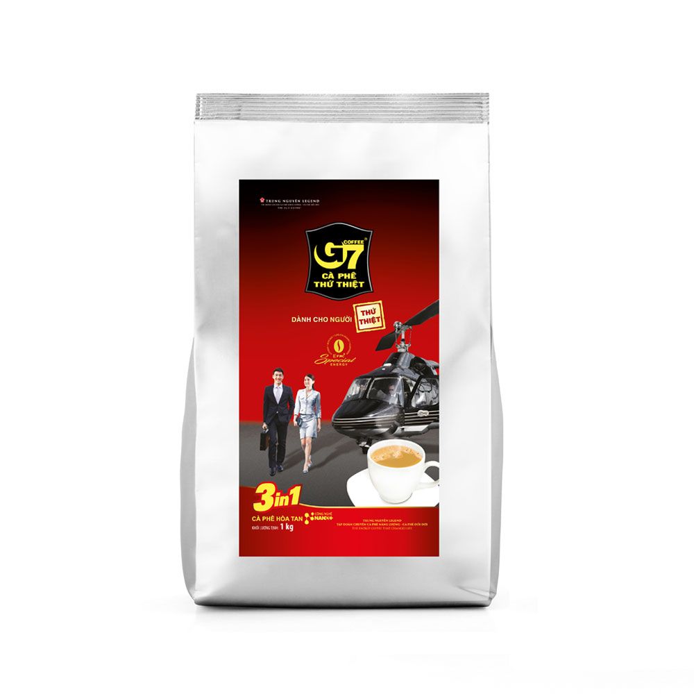 Cafe G7 3in1 Trung Nguyên-Bịch 1kg (Zin Nguyên Tem)