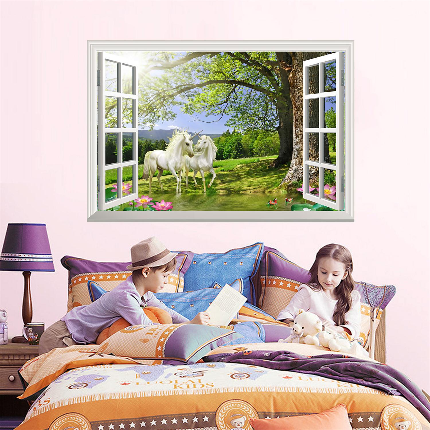 Tranh decal dán tường, giấy dán tường 3D cao cấp "Hạnh phúc lứa đôi"
