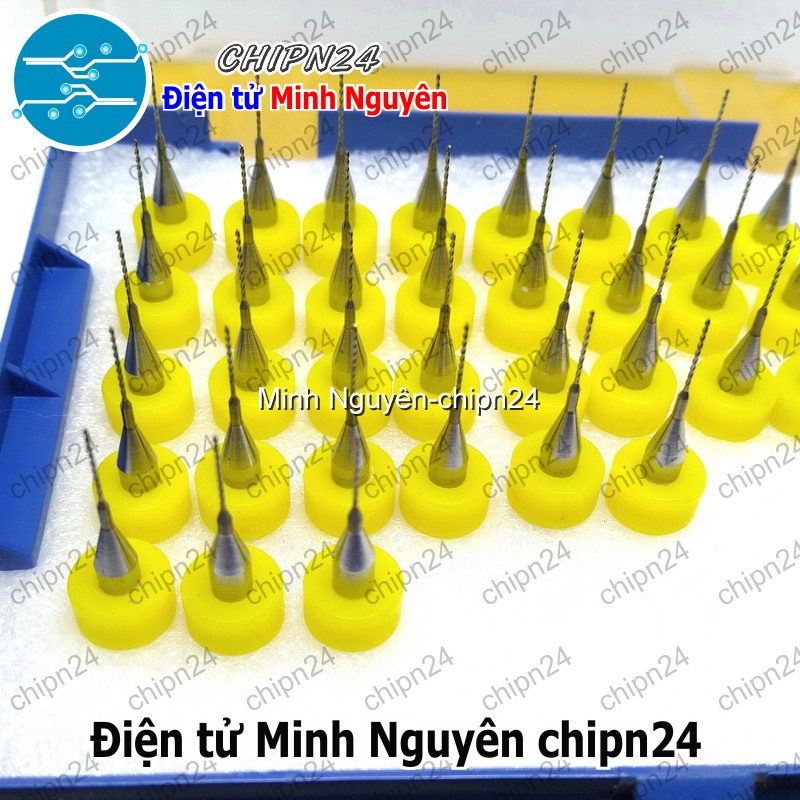 [2 cây] Mũi khoan mạch in CNC 0.4mm (Mạch điện tử, PCB) - HH000919