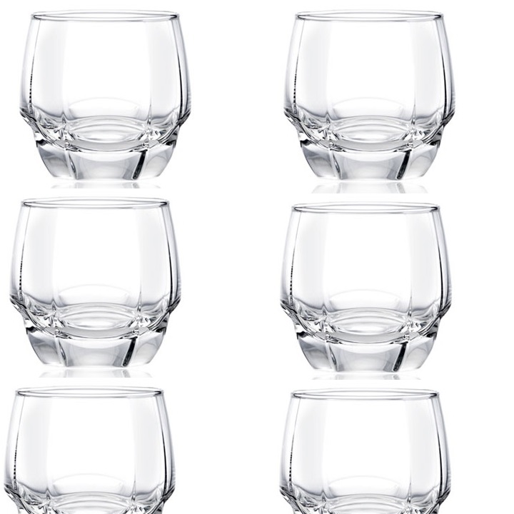 Bộ 6 Cốc thủy tinh Ocean Charisma Rock 340ml cao cấp