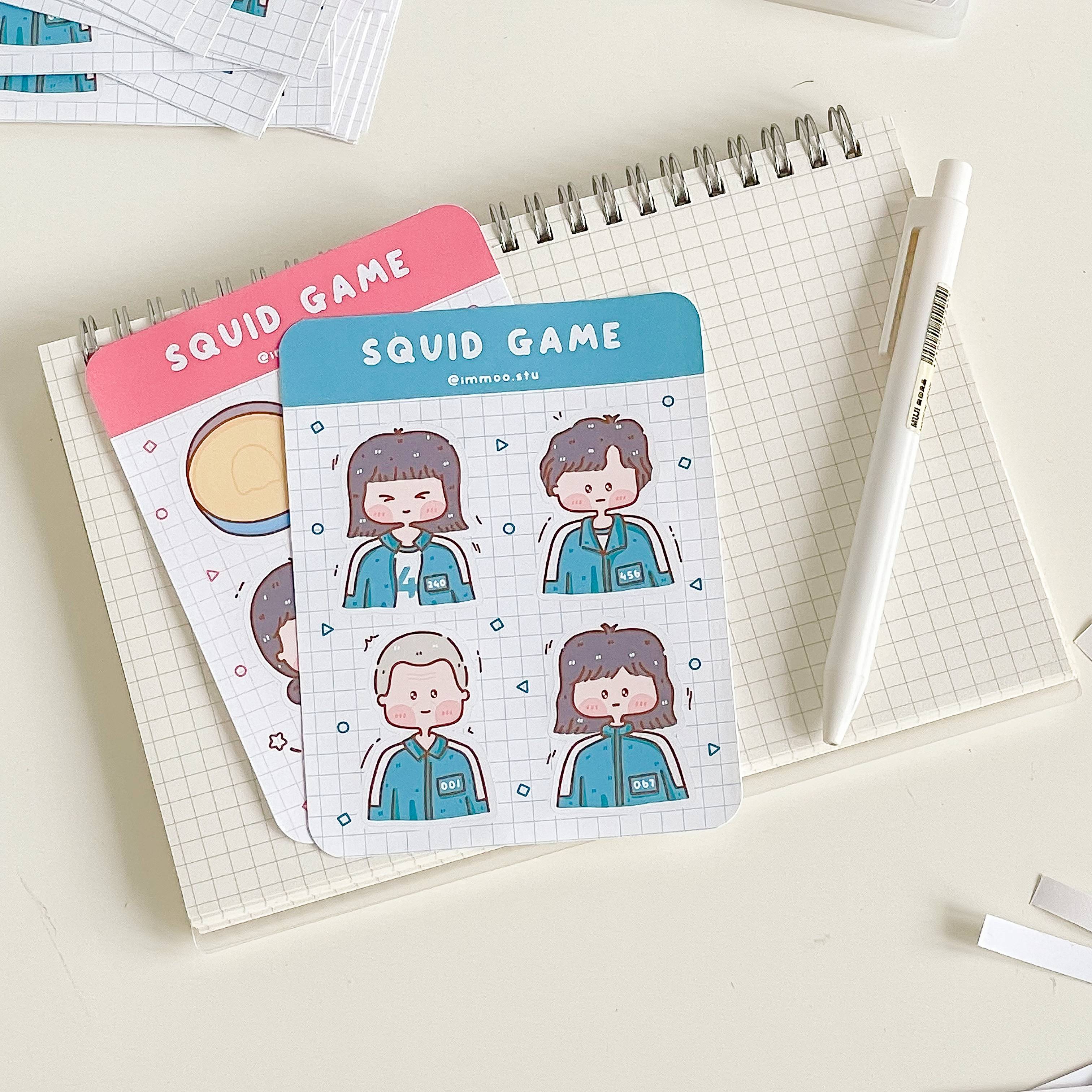 Hình dán | sticker Squid Game