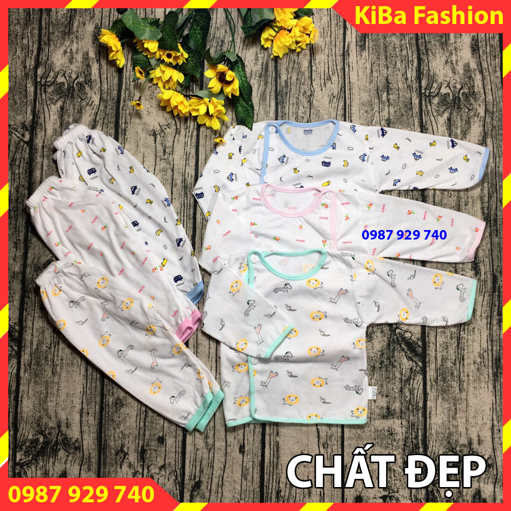 Set 3 Bộ quần áo sơ sinh dài tay in hình chất cotton co giãn mềm mịn cho bé sơ sinh - BSS- TK0180 / bộ đồ sơ sinh / bộ sơ sinh / bộ sơ sinh nous baby / bộ sơ sinh cho bé trai / đồ bộ sơ sinh / bộ sơ sinh / bộ đồ sơ sinh cho bé t