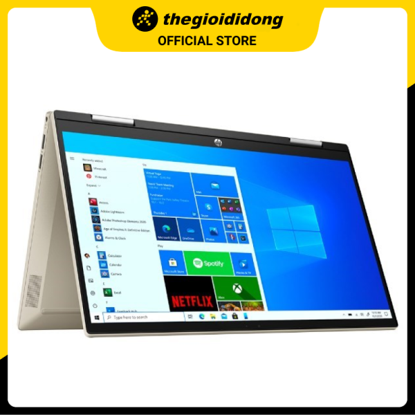 [Trả góp 0%] Laptop HP Pavilion x360 14 dy0076TU i5 1135G7/8GB/512GB/14F/Touch/Pen/Win11/(46L94PA)/Vàng
