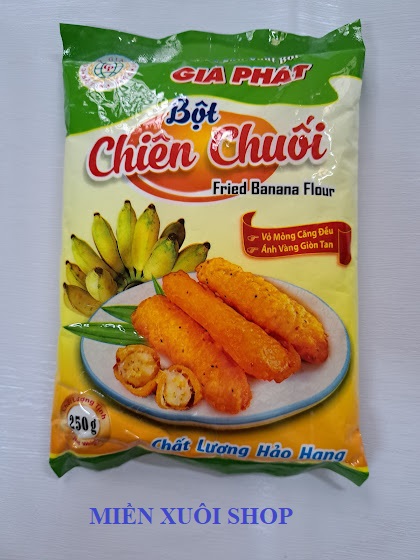 01kg (250gx4 gói) bột chiên chuối gia phát