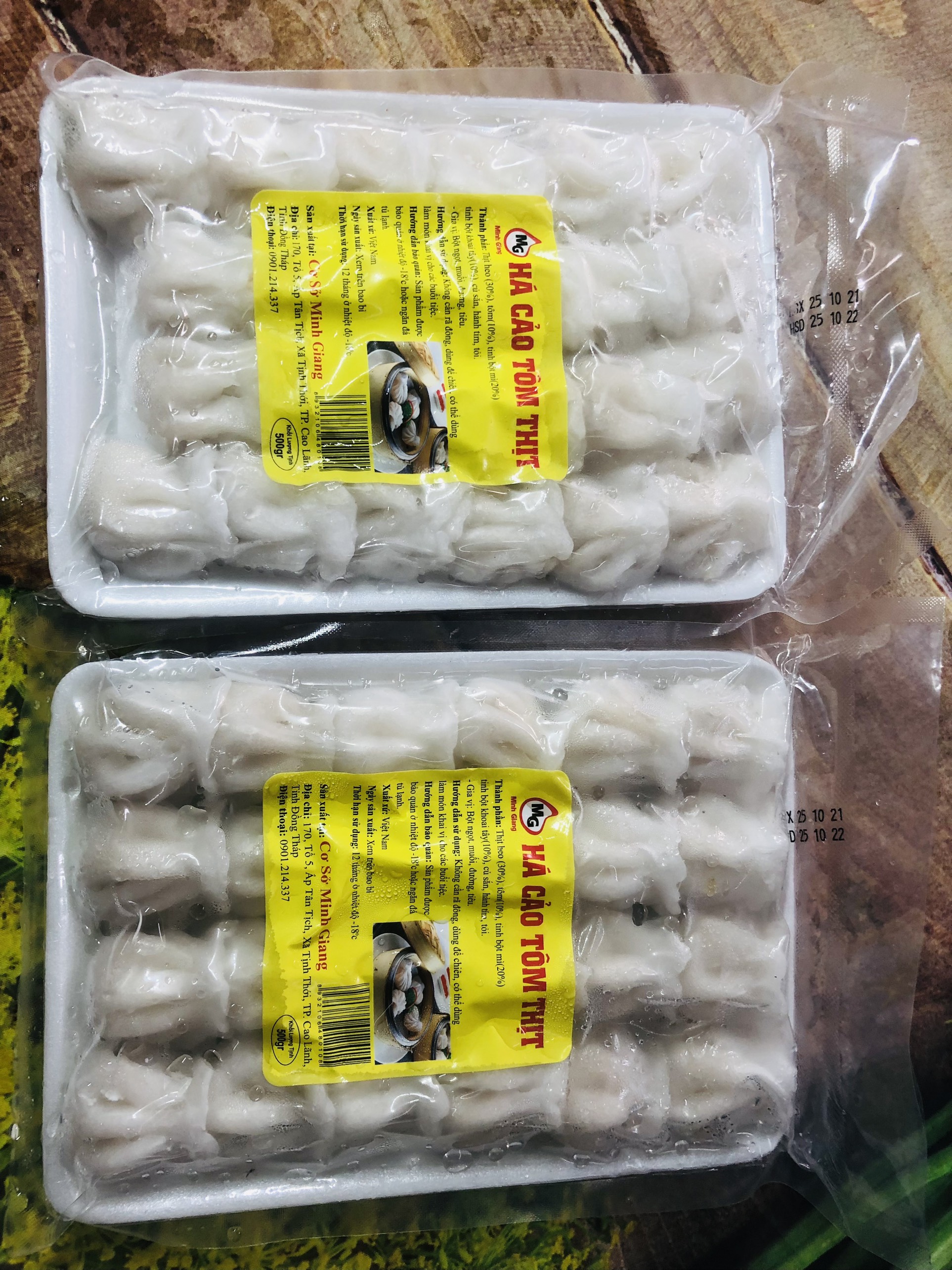 háo cảo tôm thịt 500gr