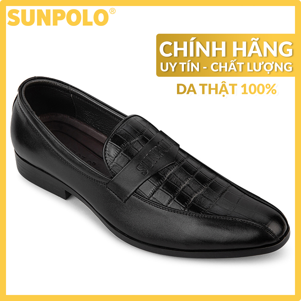 Men leather formal shoes SPH217 (black)
