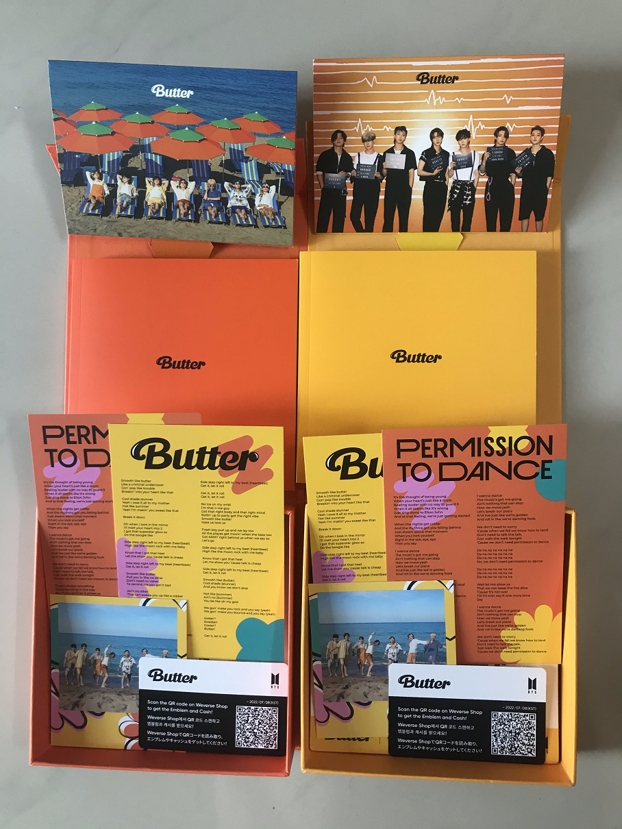 Album Butter BTS không card