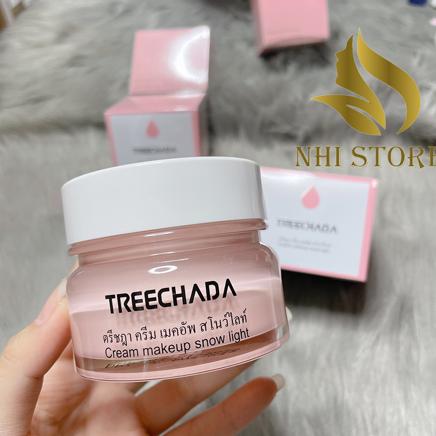 Kem nền TREECHADA Make Up Cream che khuyết điểm mờ thâm nám không bí da thái lan 50ml
