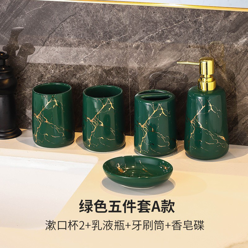 Bộ đồ dùng nhà tắm gốm sứ hàng cao cấp