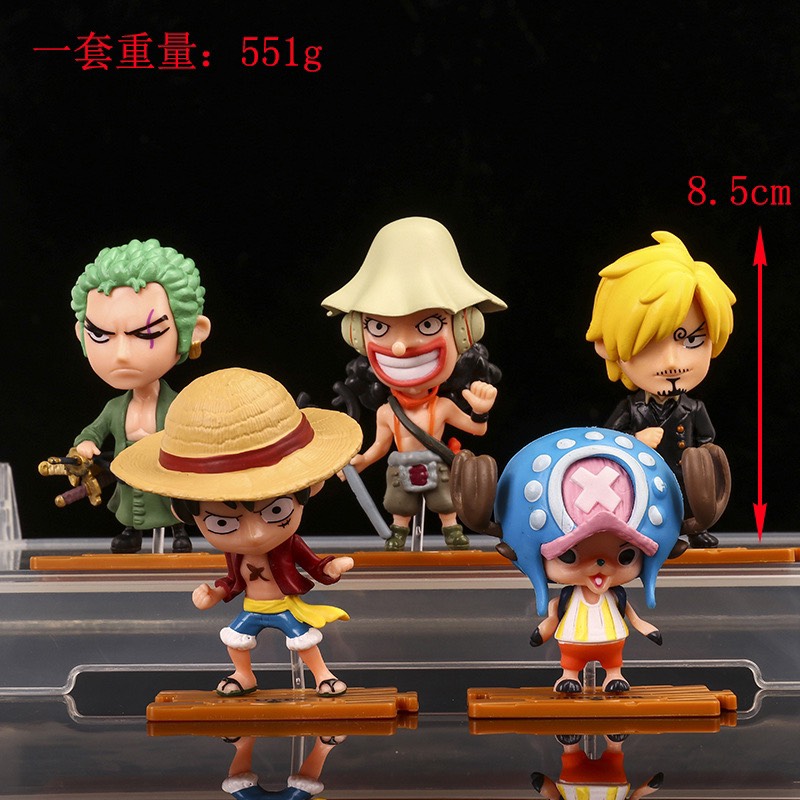 ( Bán lẻ ) Mô hình nhân vật Onepiece Team Luffy Mũ Rơm . - OnePiece