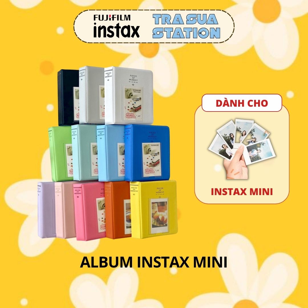 [HCM] ALBUM INSTAX MINI (65 ảnh) - BASIC PASTEL ALBUM