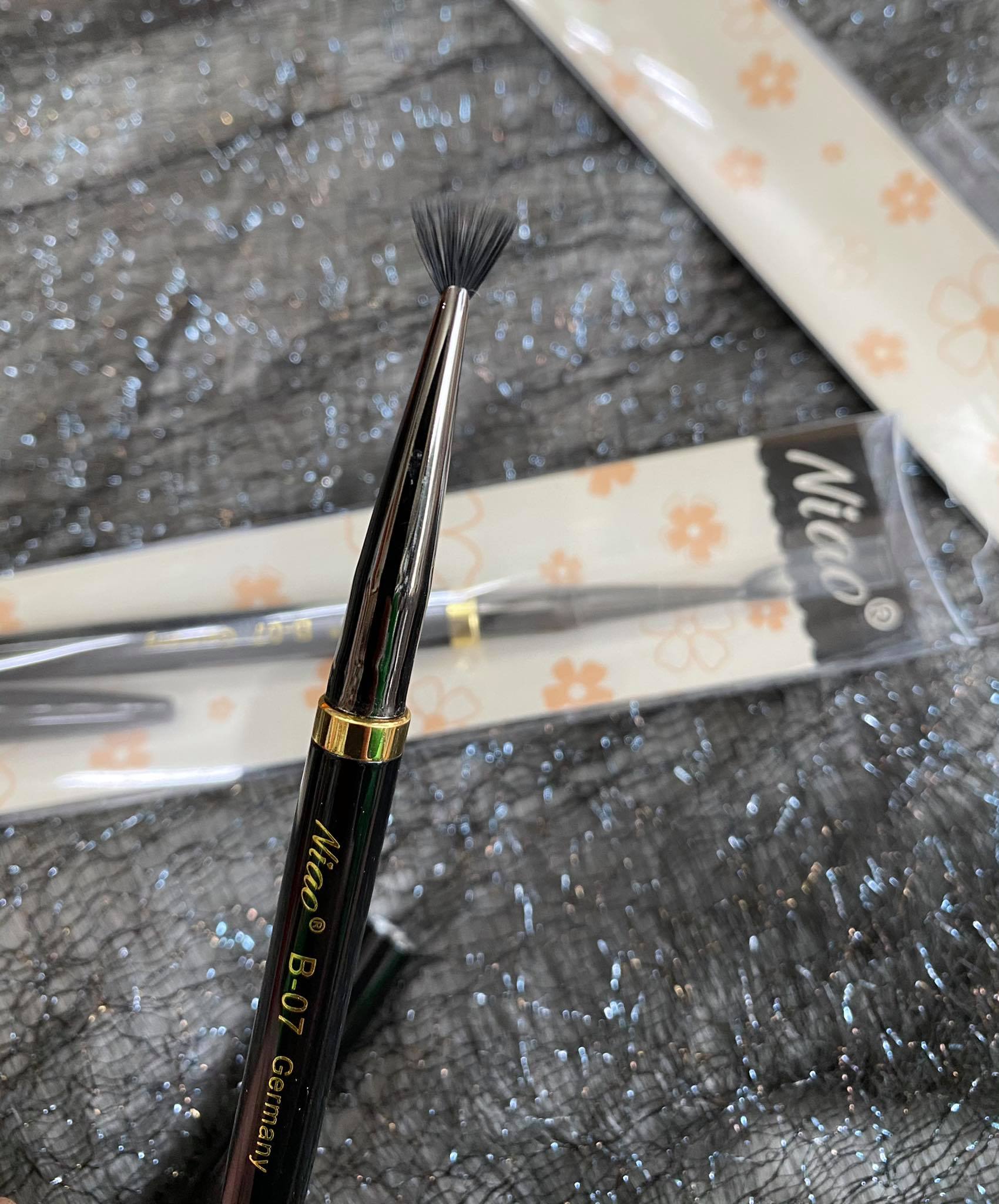 Bút cọ nét vẽ móng nail siêu mảnh niao