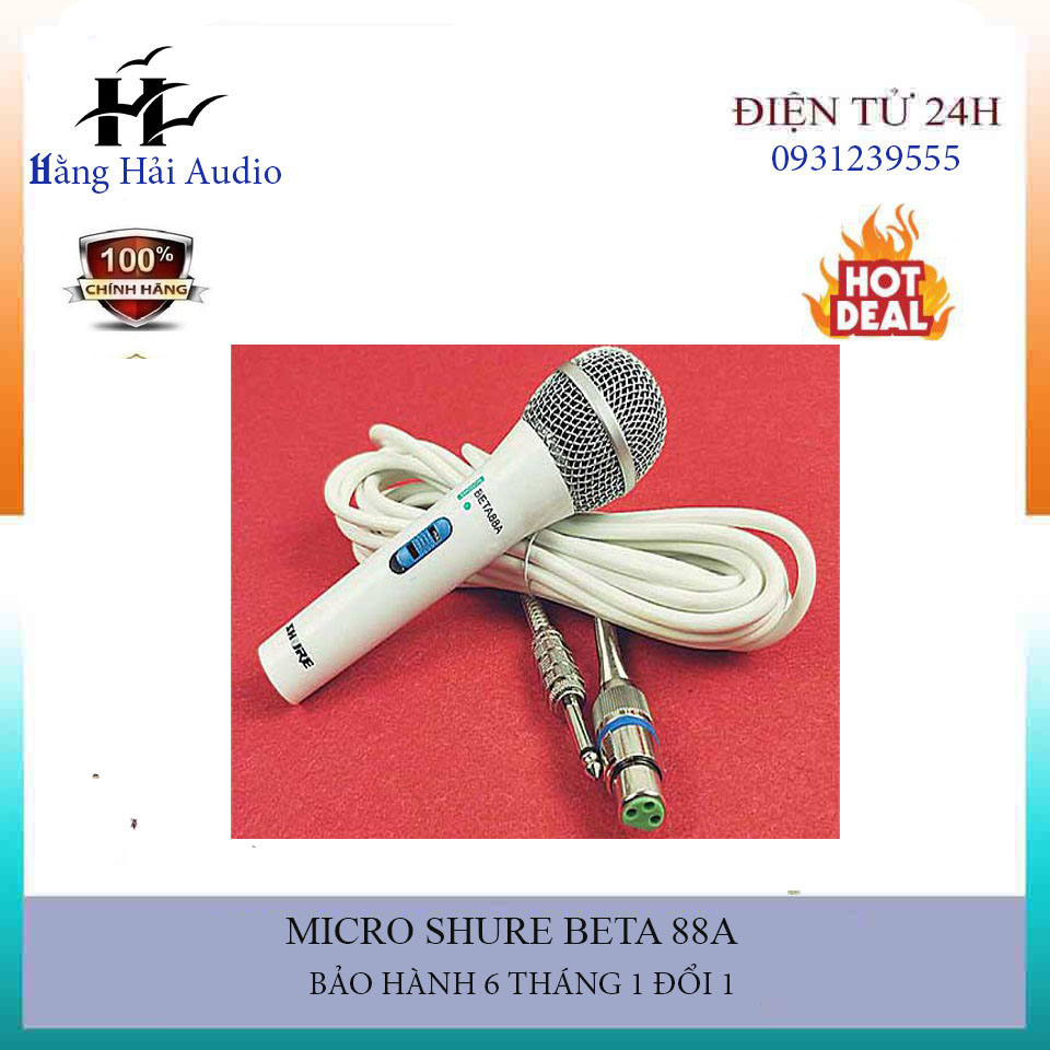 Micro dây Shure Beta 88A